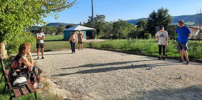 terrain de boules campaing dans le Lot