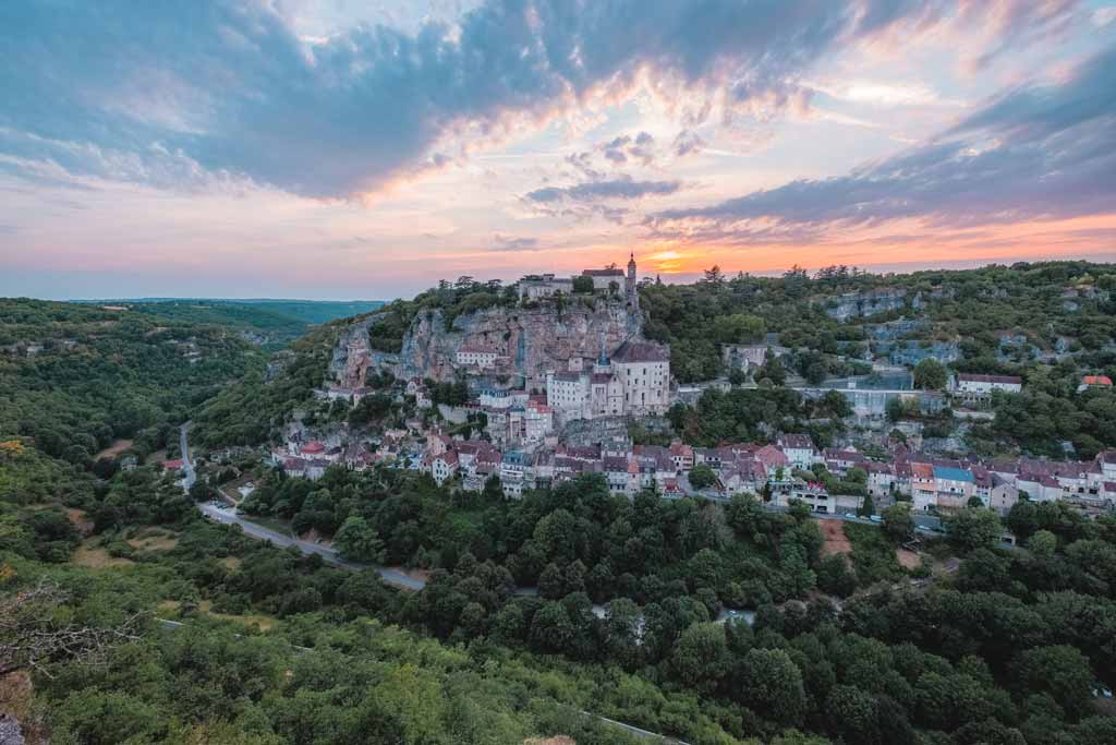 Rocamadour vue du ciel